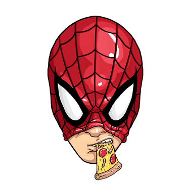 Щампа - Spiderman pizza