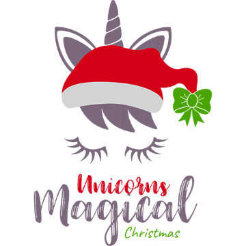 Щампа - Unicorn magical christmas