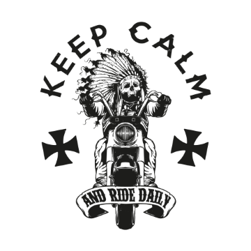 Щампа - Keep Calm and Ride Daily