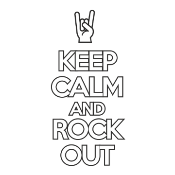 Щампа - Keep Calm and Rock OUT