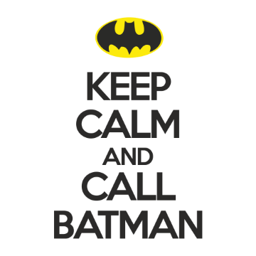 Щампа - Keep Calm and Call Batman